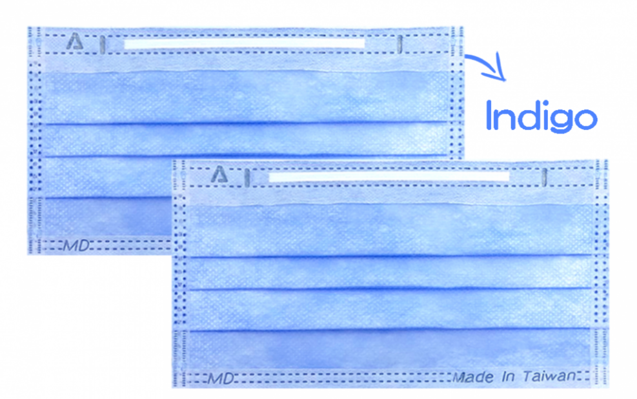 ACME Mask — Pale Indigo